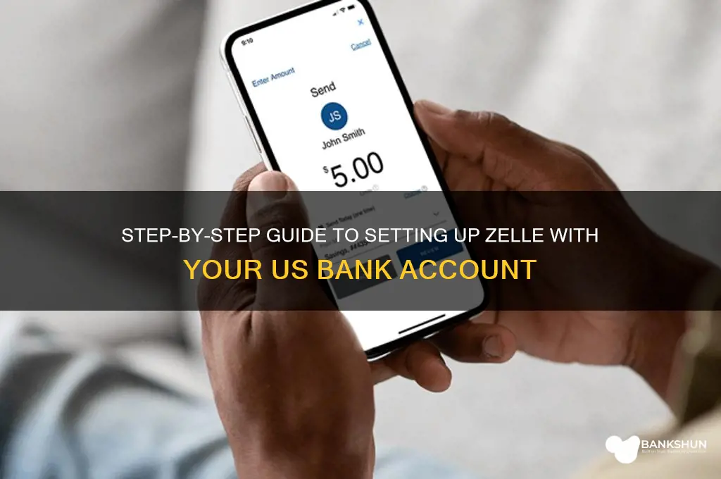 how to set up zelle us bank