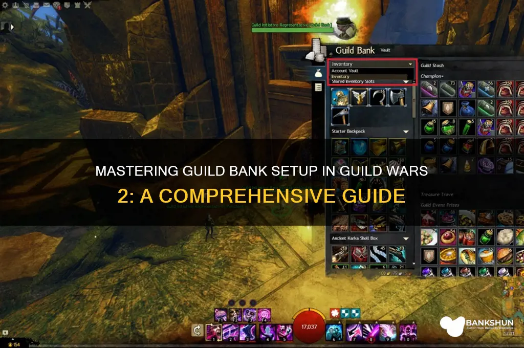 how to setup a guild bank gw2