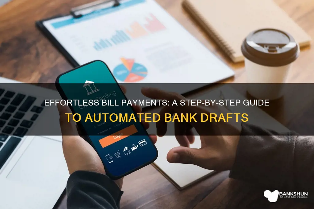 how to setup an automated bank draft