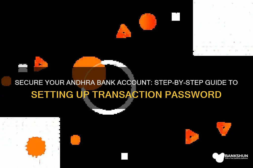 how to setup transaction password andhra bank