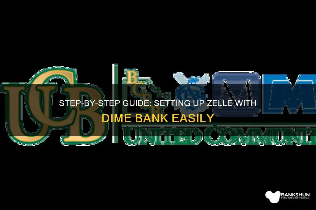 how to setup zelle with dime bank
