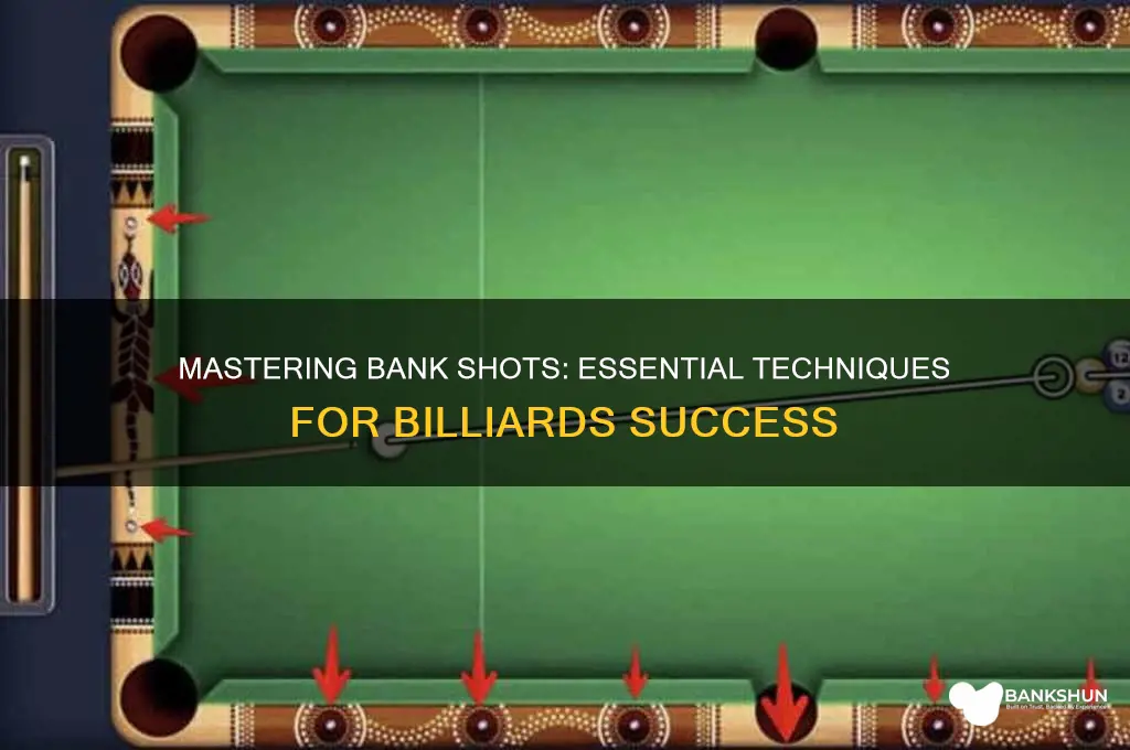 how to shoot bank shots in billiards