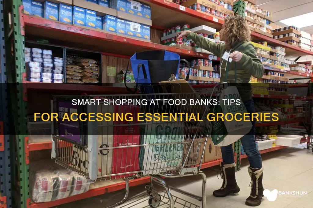 how to shop at a food bank