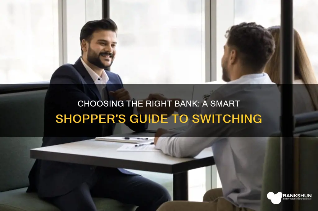 how to shop for a new bank