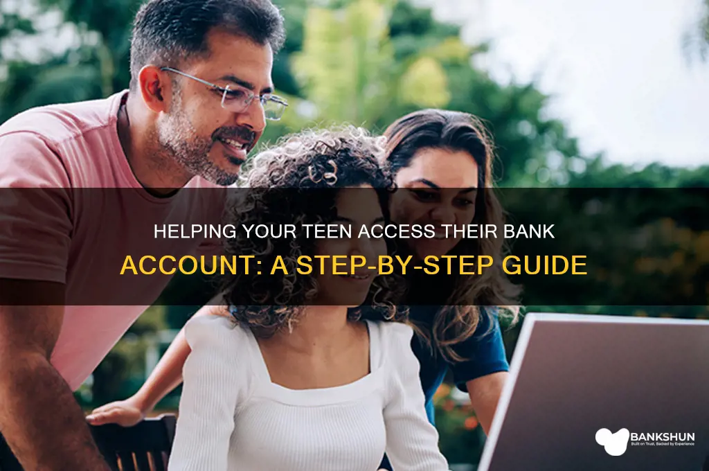 how to sighn into your teengagers bank