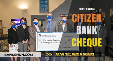 Mastering the Art of Signing a Citizens Bank Cheque