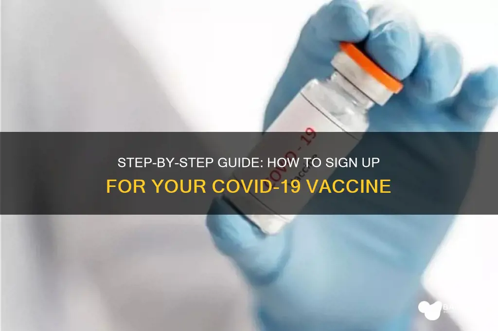 how to sign uo for the vaccine