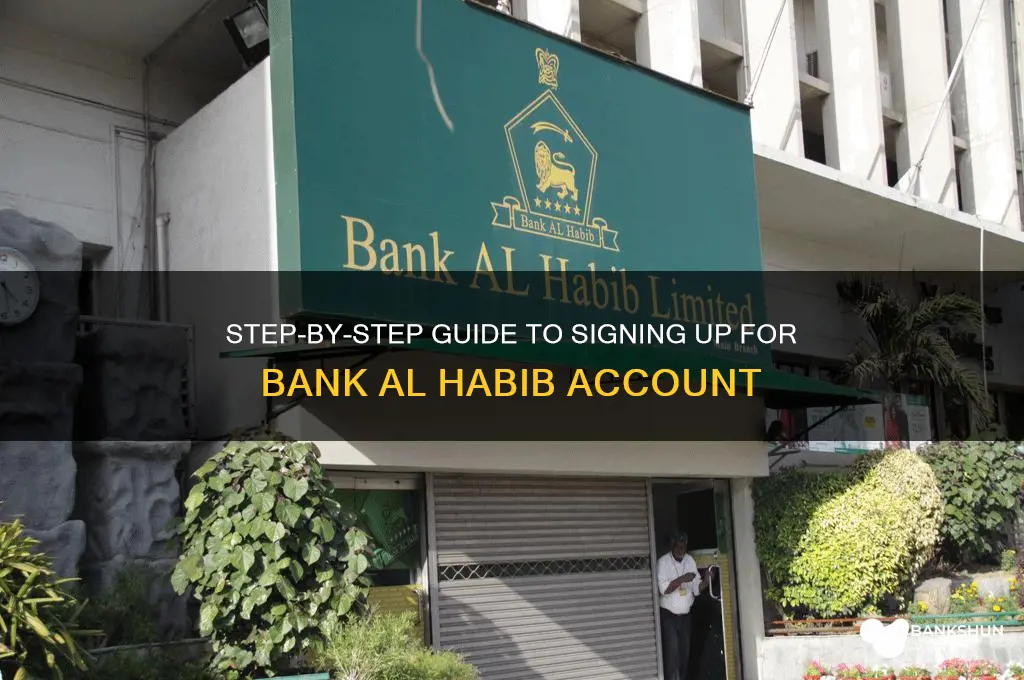 how to sign up bank al habib