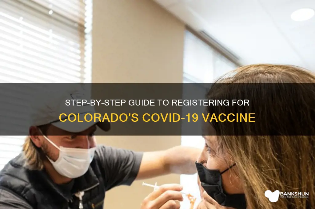 how to sign up for colorado vaccine