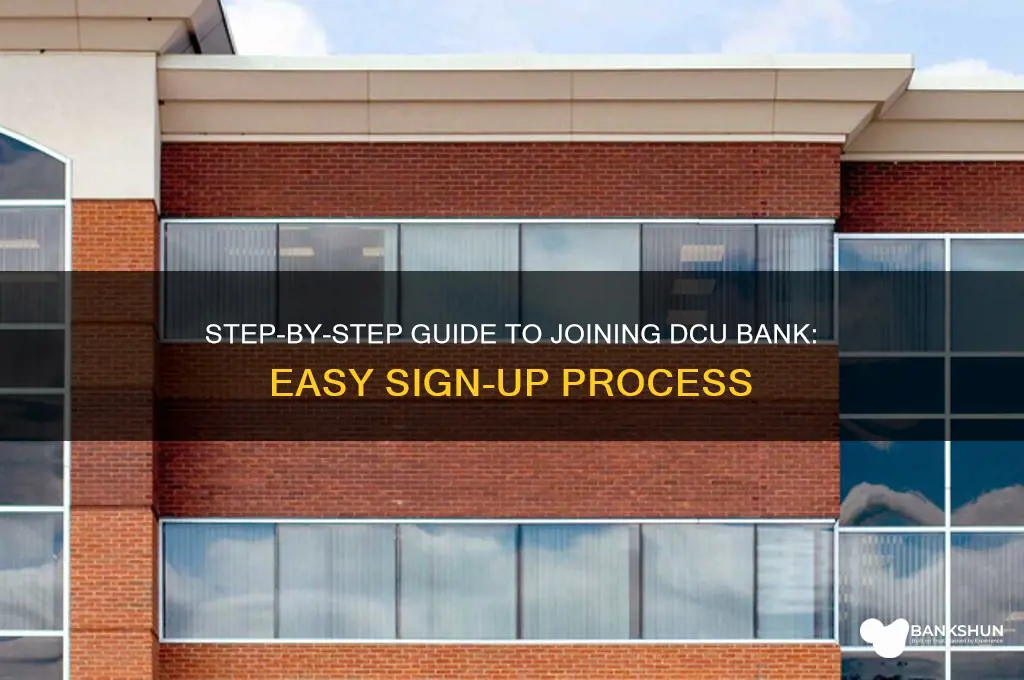 how to sign up for dcu bank