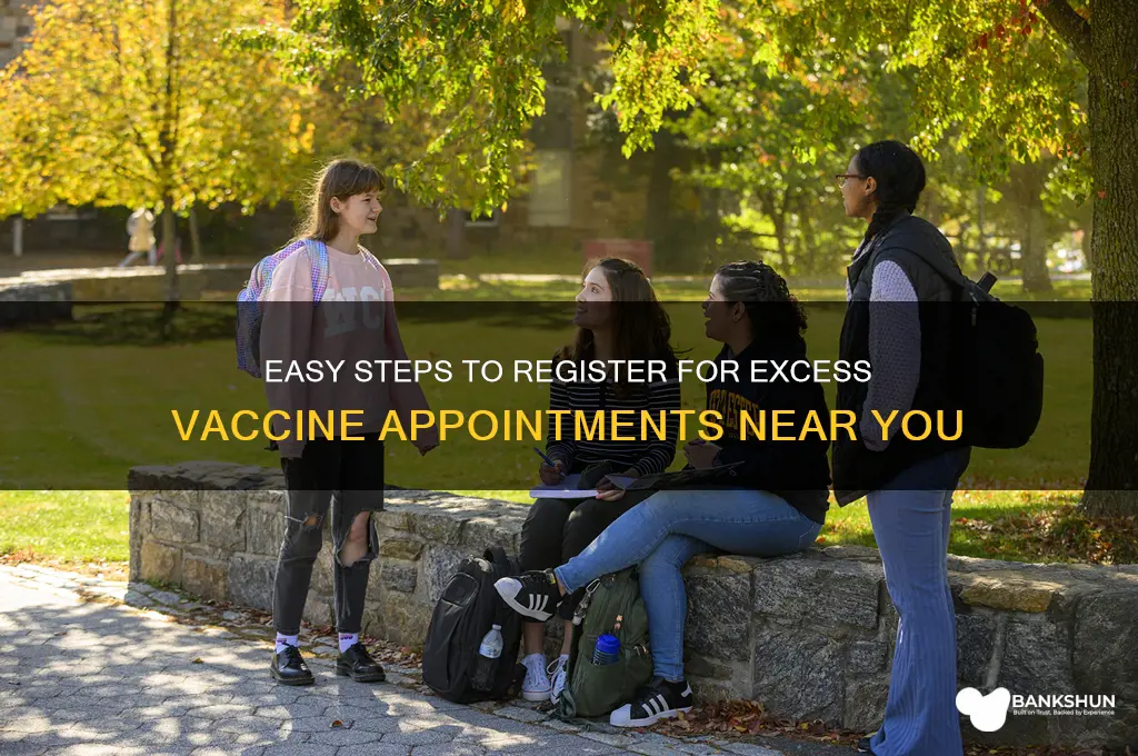 how to sign up for excess vaccine