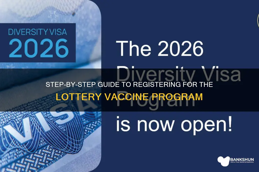 how to sign up for lottery vaccine