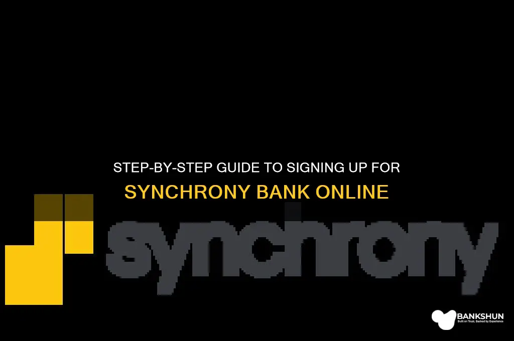 how to sign up for synchrony bank
