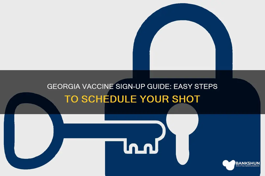 how to sign up for vaccine georgia