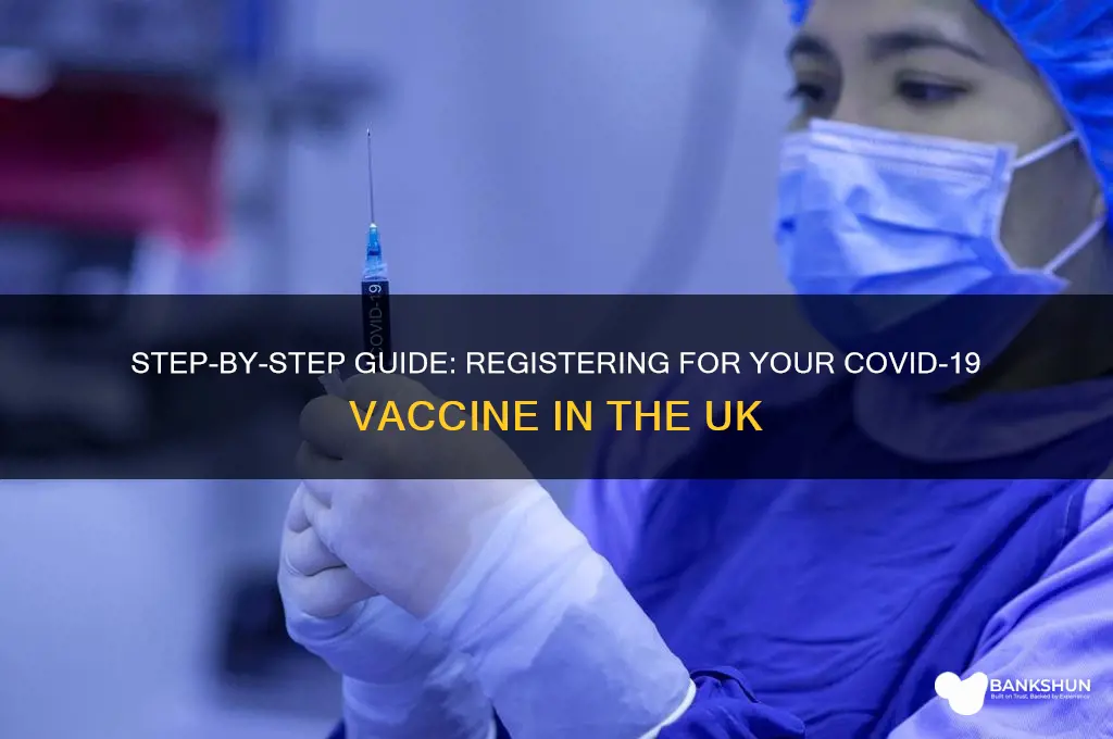 how to sign up for vaccine uk