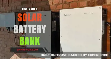 Sizing Your Solar Battery Bank: A Comprehensive Guide for Efficiency