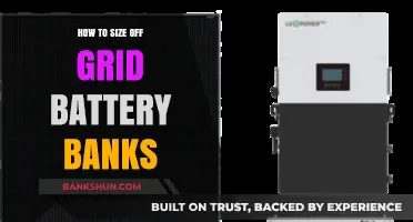 Sizing Off-Grid Battery Banks: A Comprehensive Guide for Optimal Power