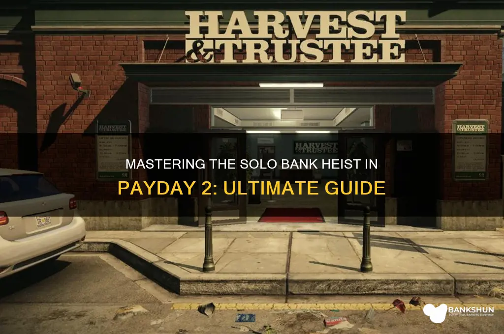 how to solo bank heist payday 2