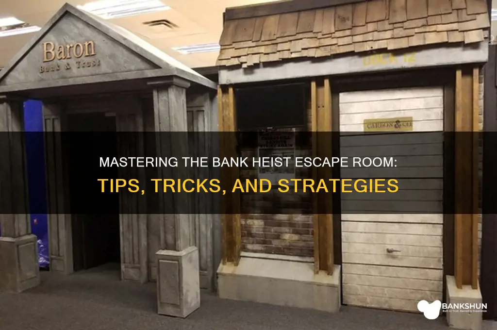 how to solve bank heist escape room
