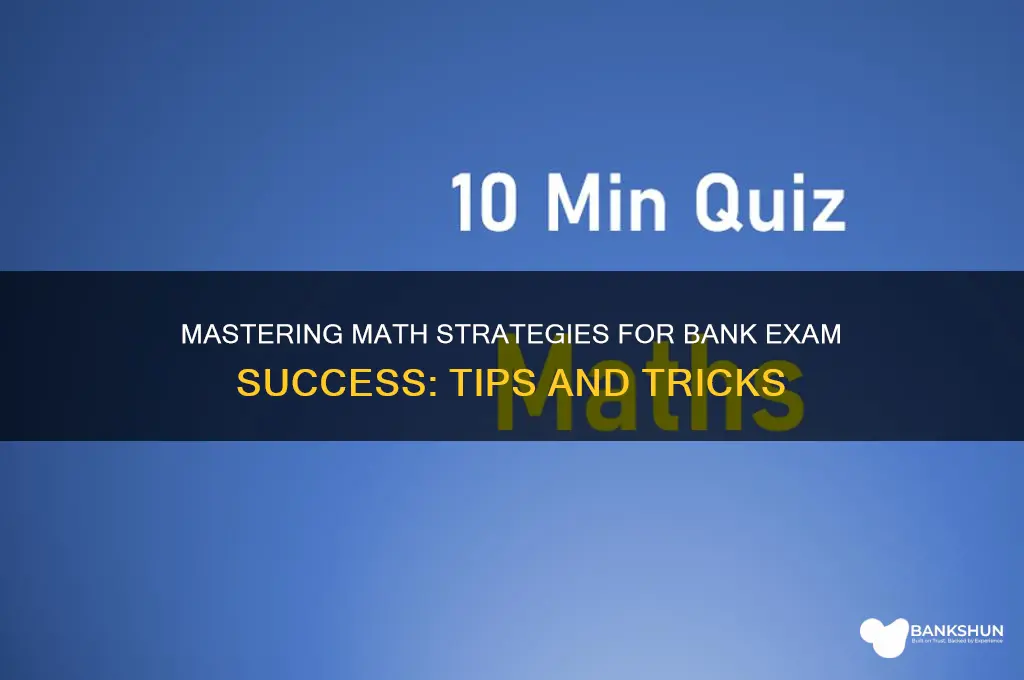 how to solve maths in bank exams