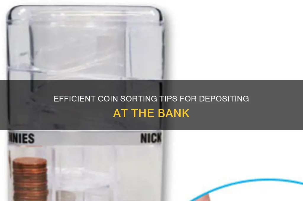 how to sort coins for the bank