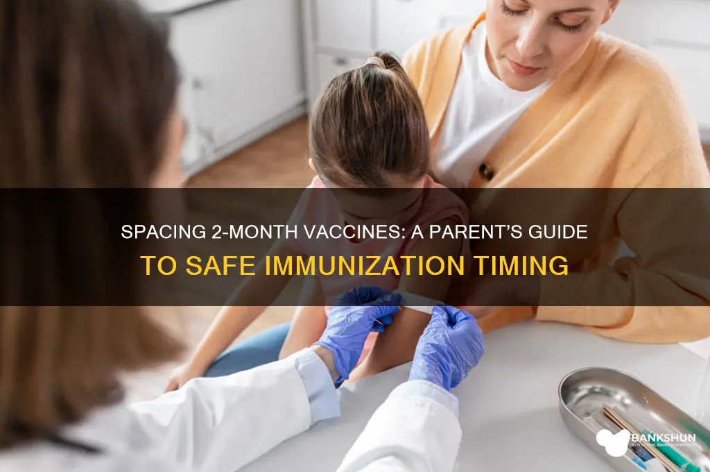 how to space out 2 month vaccines