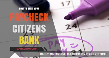 Smart Strategies to Split Your Paycheck with Citizens Bank