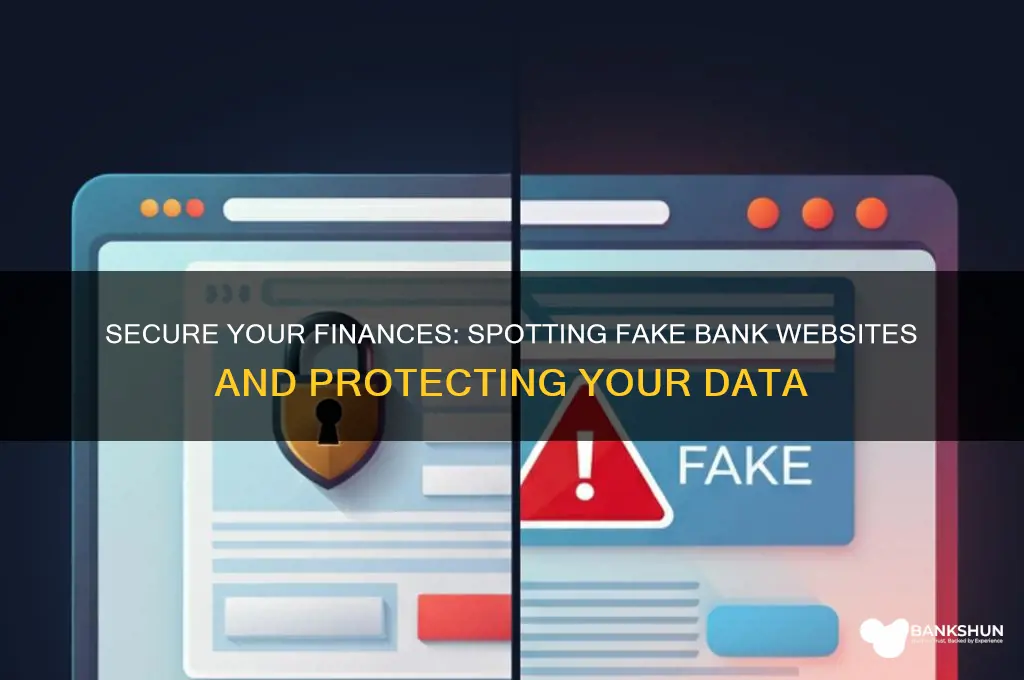 how to spot a fake bank website