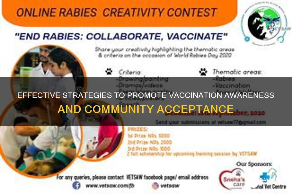 how to spread the idea of vaccination