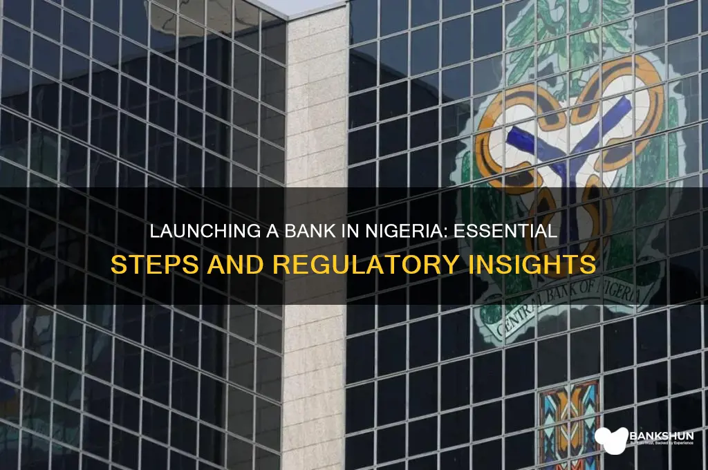 how to start a bank in nigeria