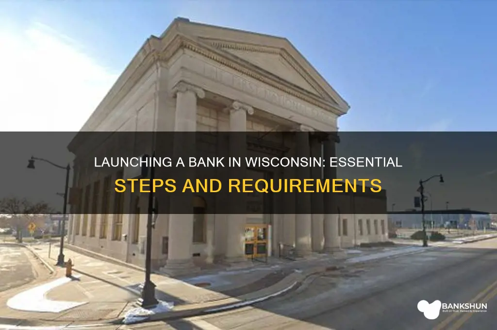 how to start a bank in wisconsin