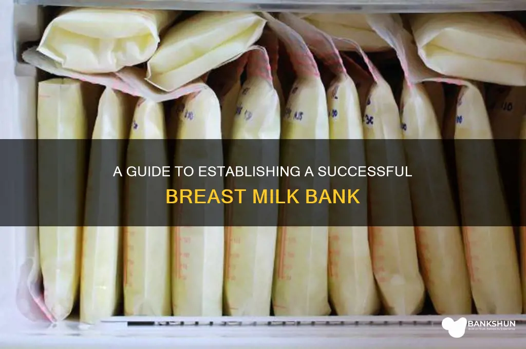 how to start a breast milk bank