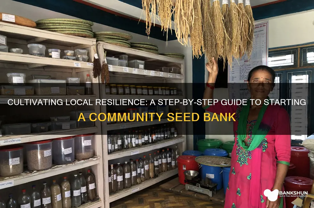 how to start a community seed bank