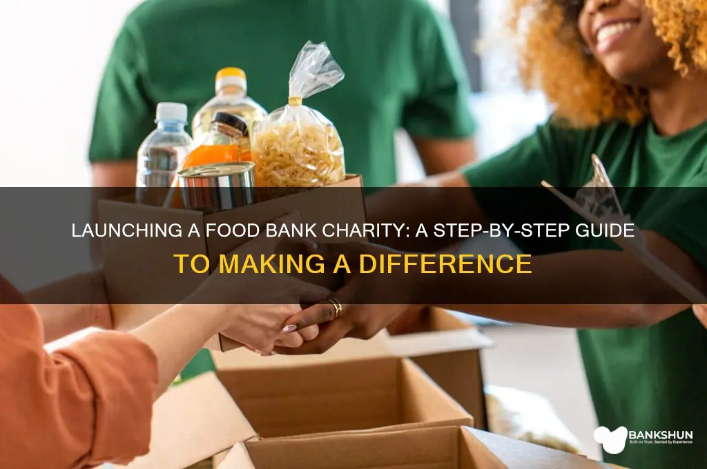 how to start a food bank charity