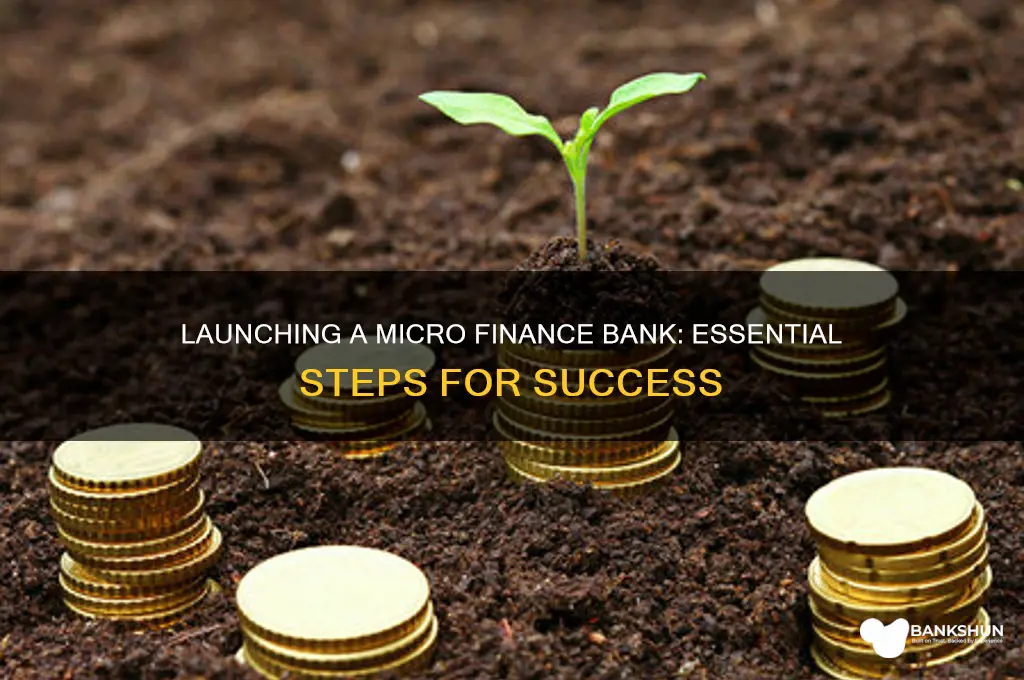 how to start a micro finance bank