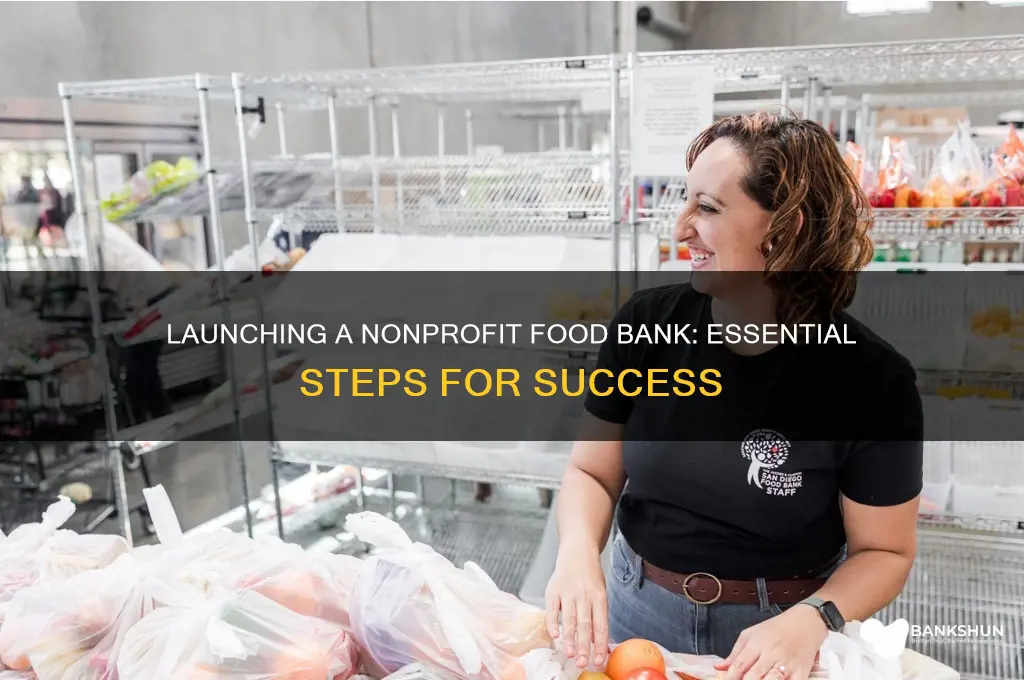 how to start a nonprofit food bank