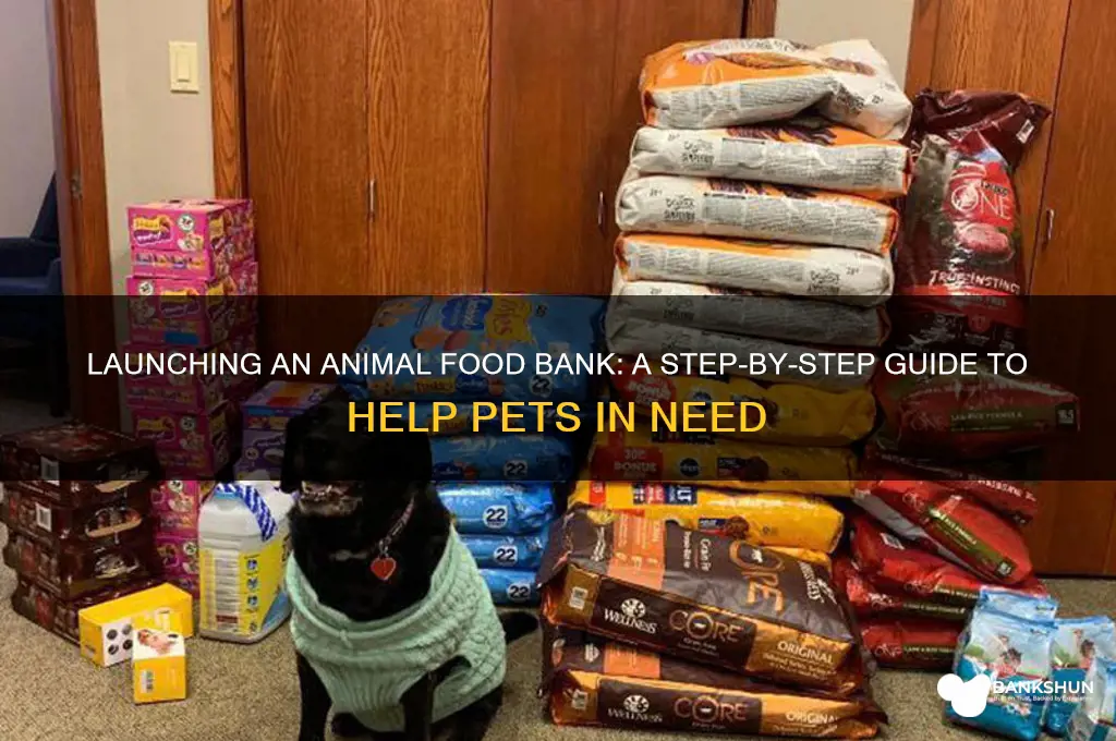how to start an animal food bank