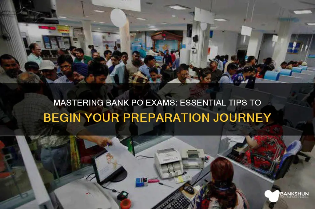 how to start bank po exam preparation