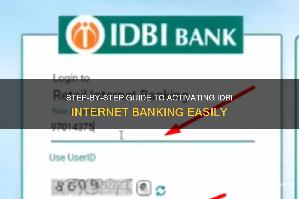 how to start internet banking in idbi