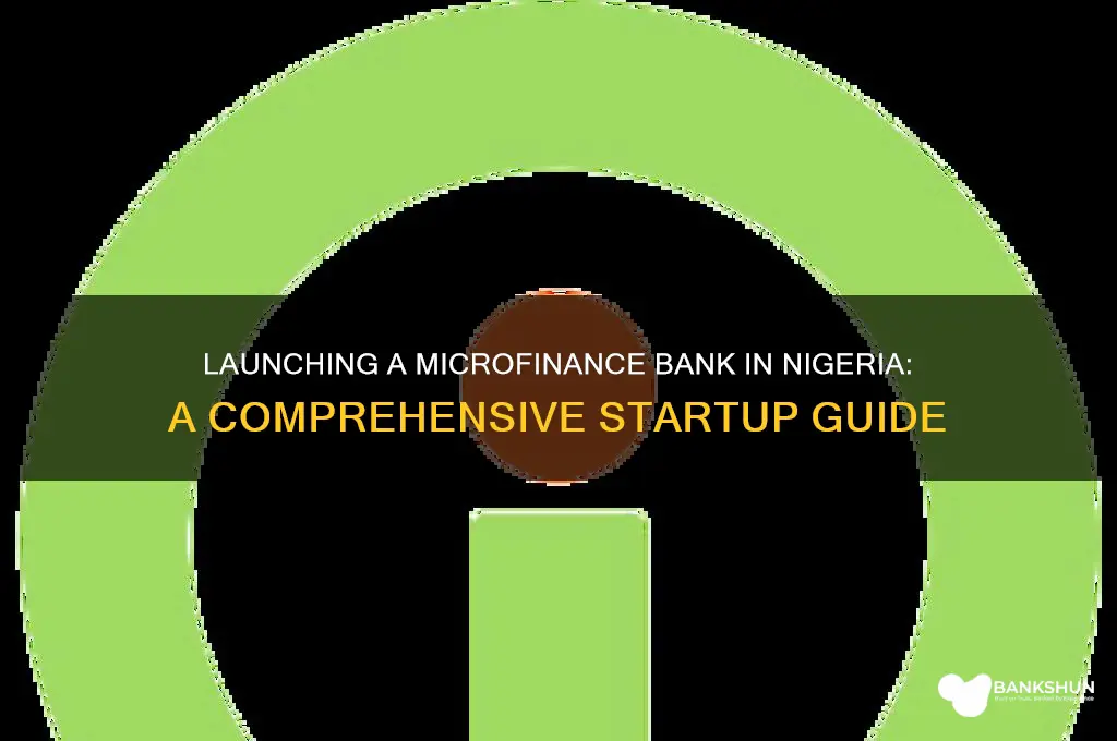 how to start microfinance bank in nigeria