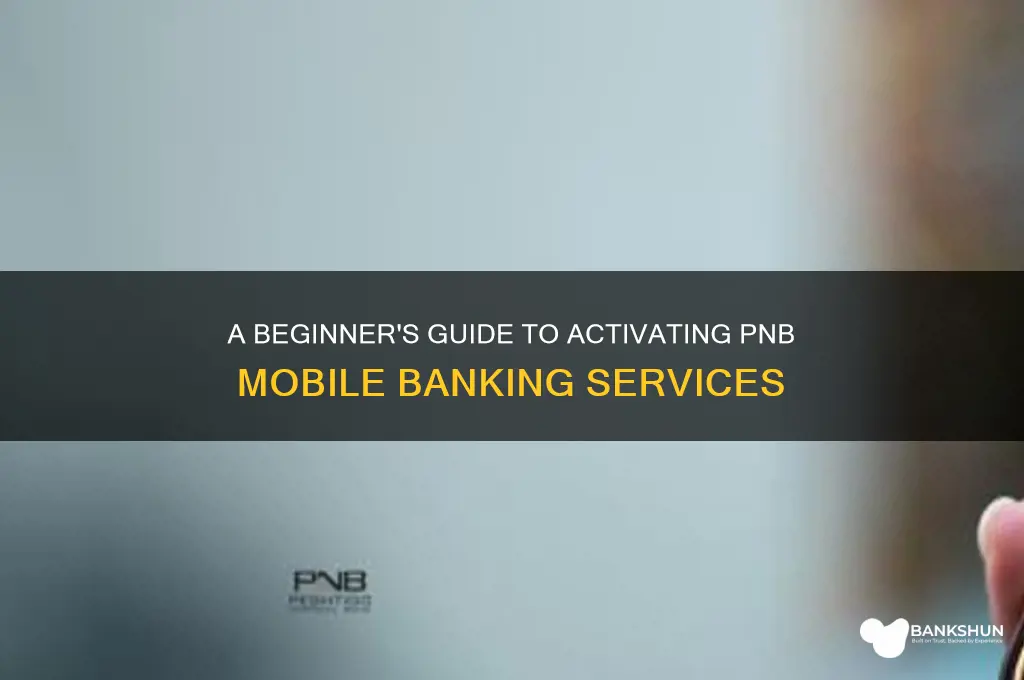 how to start mobile banking in pnb