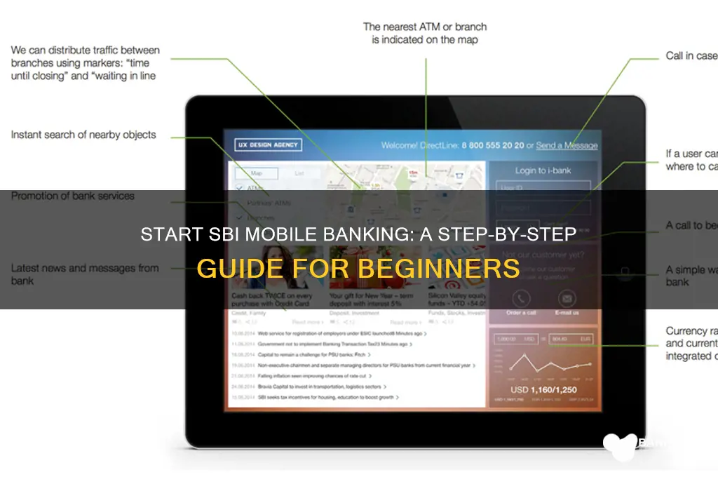 how to start mobile banking in sbi