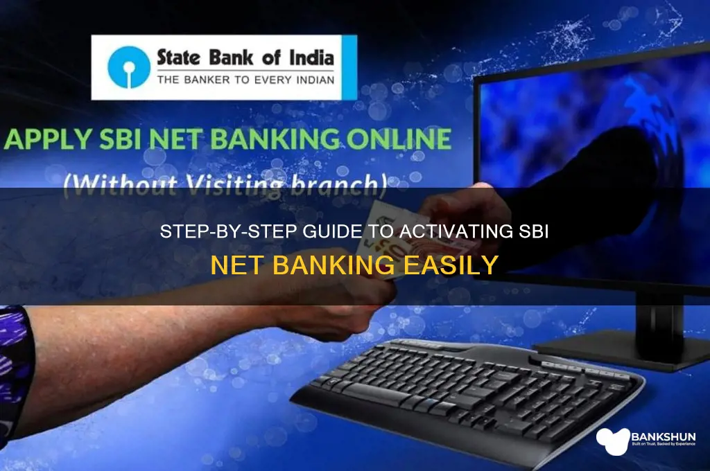 how to start net banking in sbi