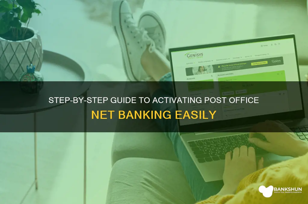 how to start post office net banking