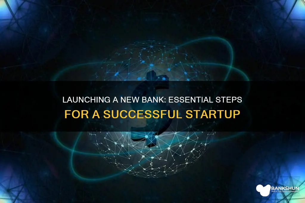 how to start up a new bank