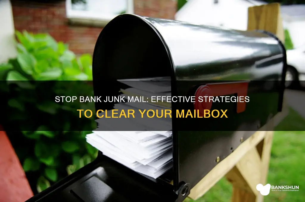 how to stop banks sending junk mail