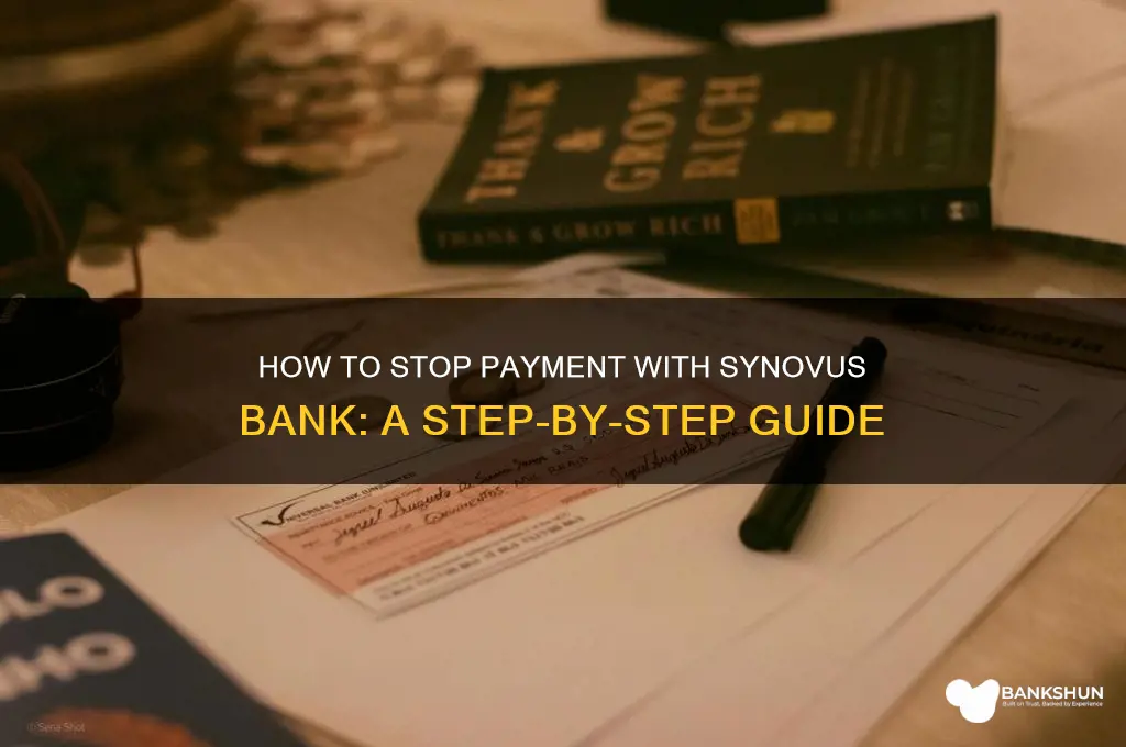 how to stop payment with synovus bank