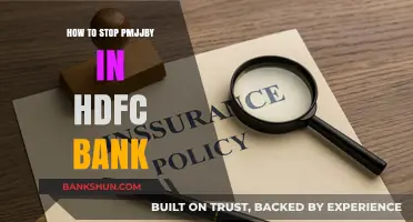 How to Cancel PMJJBY in HDFC Bank: A Step-by-Step Guide