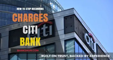 Stop Recurring Charges: A Citi Bank Guide to Cancel Subscriptions