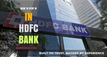 How to Stop SI in HDFC Bank: A Step-by-Step Guide